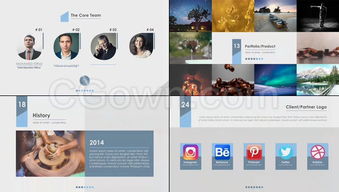 現(xiàn)代通用商務場景公司產(chǎn)品服務企業(yè)時間線包裝介紹宣傳片 ae模板下載